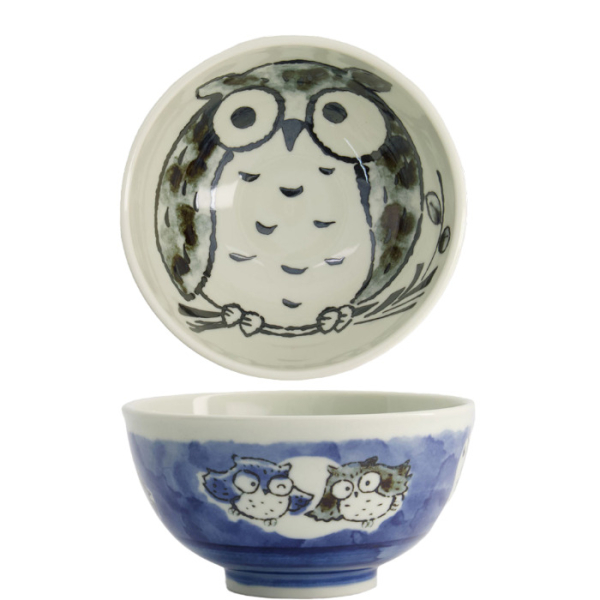 Kawaii Owl Reis-Schale bei Tokyo Design Studio (Bild 1 von 5)