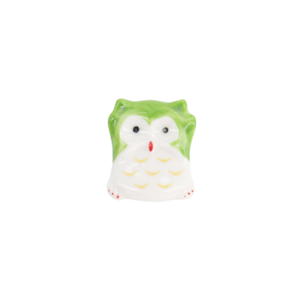 Owl Green Chopstick Rest at Tokyo Design Studio