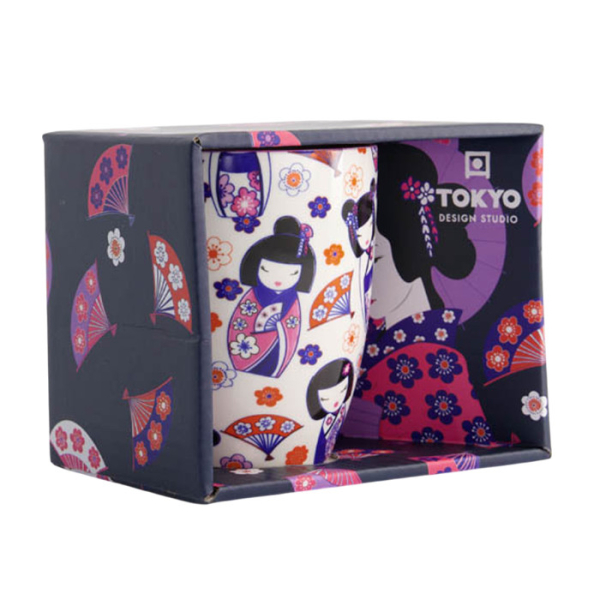 380ml Kawaii Kokeshi Tasse in Geschenkbox bei Tokyo Design Studio (Bild 2 von 6)