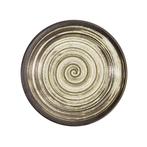 Black/White Asashio Round Plate at Tokyo Design Studio (picture 3 of 6)