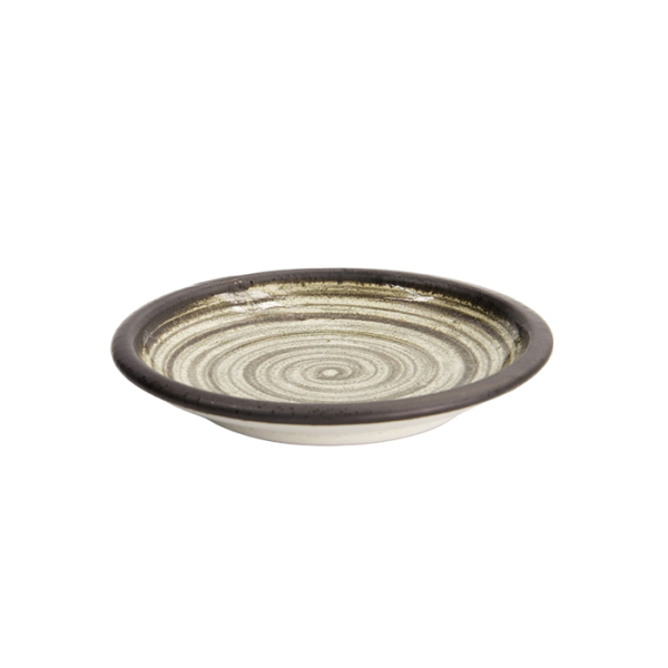 Black/White Asashio Round Plate at Tokyo Design Studio (picture 2 of 5)