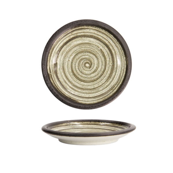 Black/White Asashio Round Plate at Tokyo Design Studio (picture 1 of 5)