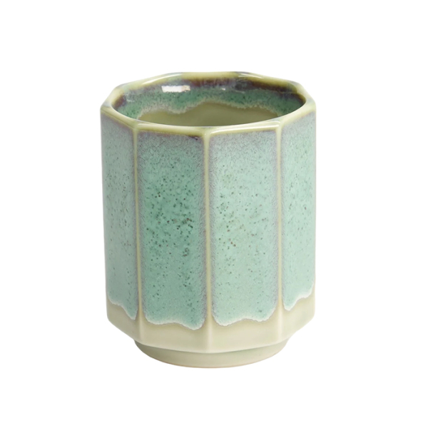 Weiß/Aqua Glaze Teebecher bei Tokyo Design Studio (Bild 2 von 6)