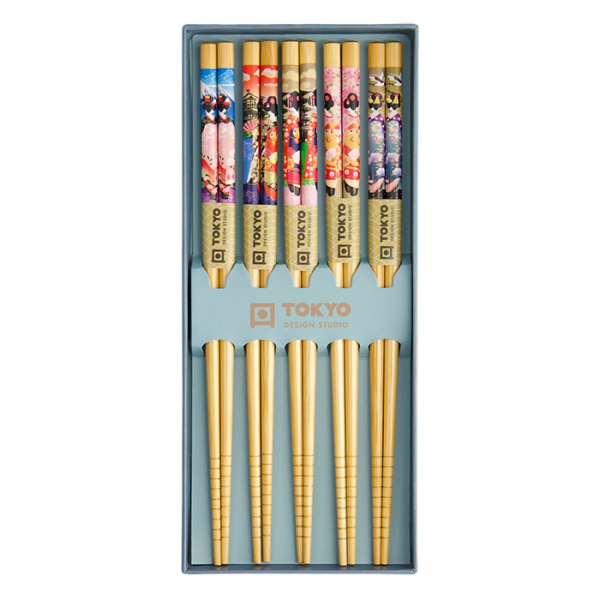5 pair Chopstick Set at Tokyo Design Studio (picture 4 of 4)