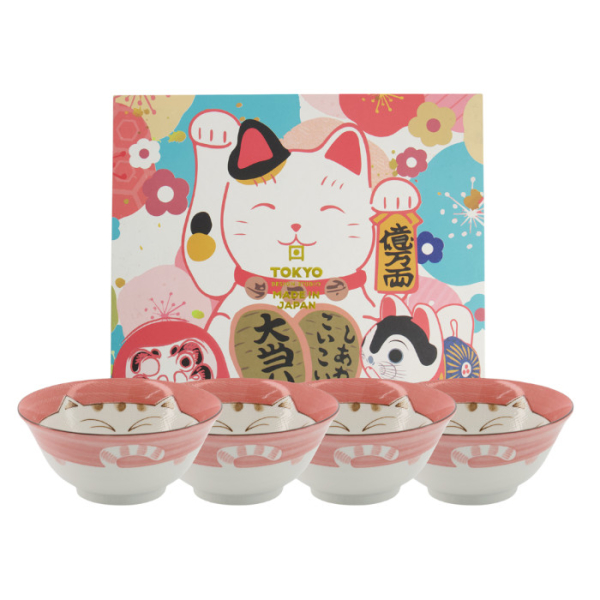 Kawaii Tayo Schalen 4 Schalen Set bei Tokyo Design Studio (Bild 1 von 4)