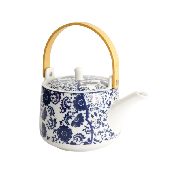 TDS, Tea Pot, Blue, Giftset, 1 Ltr, Item No. 22274