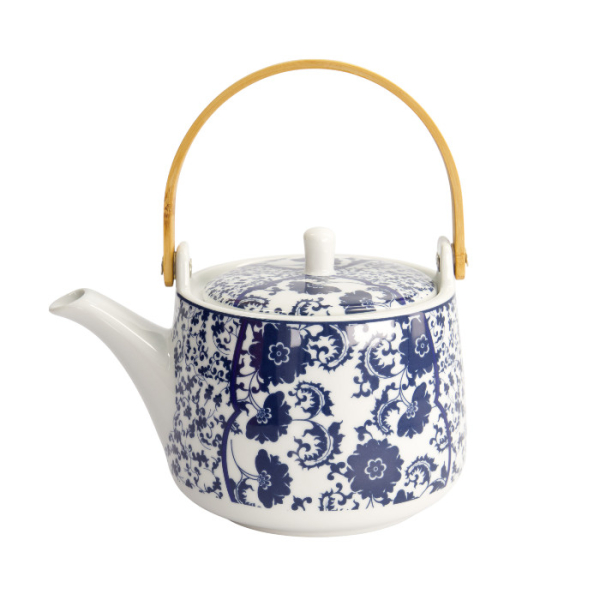 TDS, Tea Pot, Blue, Giftset, 1 Ltr, Item No. 22274
