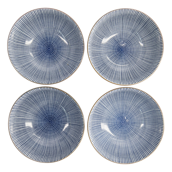 TDS, Bowls Set, 4-piece set, Sendan Tokusa, Ø 12.8 cm, Item No. 22511