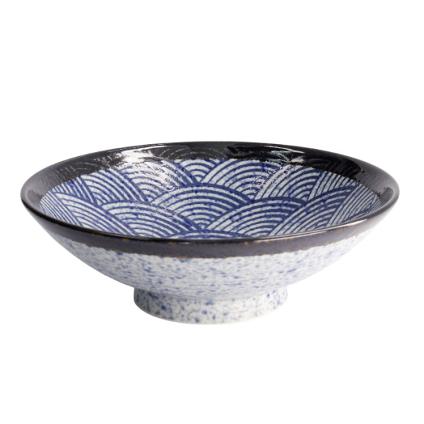 TDS, Schale in Geschenkbox, Aisai Seigaiha, Ø 24.5 x 8 cm, Art.-Nr. 22514