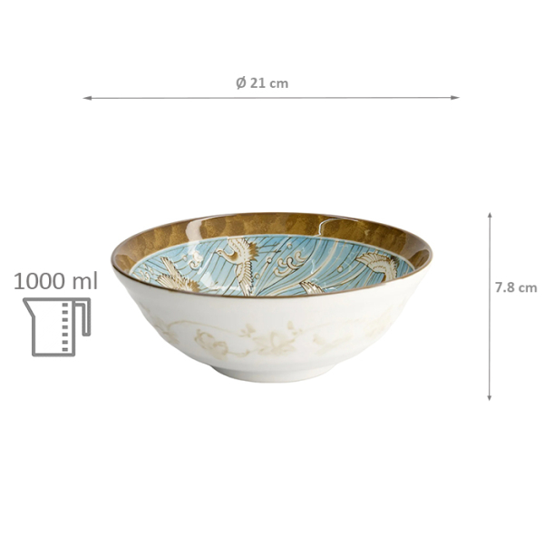 Crane Light Blue Ramen Bowl at Tokyo Design Studio (picture 6 of 6)