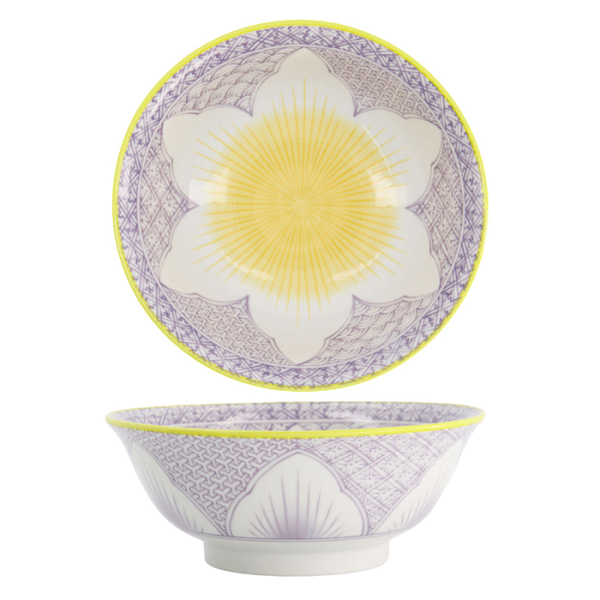 Lily Flower Giftset Pr/lbl 2 pcs Ramen Bowls at Tokyo Design Studio (picture 4 of 7)