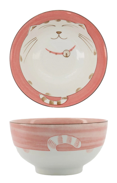 Kawaii Katze Neko Reis-Schale bei Tokyo Design Studio (Bild 1 von 5)