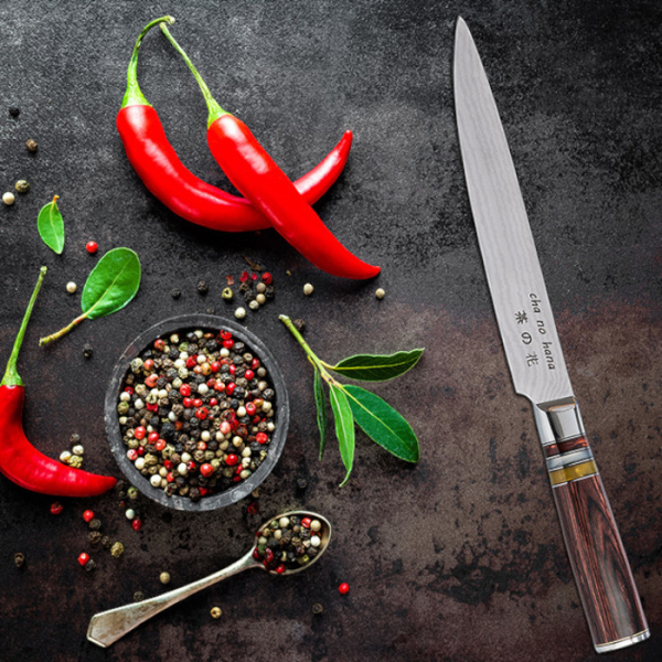 Sashimi Knife with 3 acryl-circles (fillet knife) at Tokyo Design Studio (picture 4 of 7)