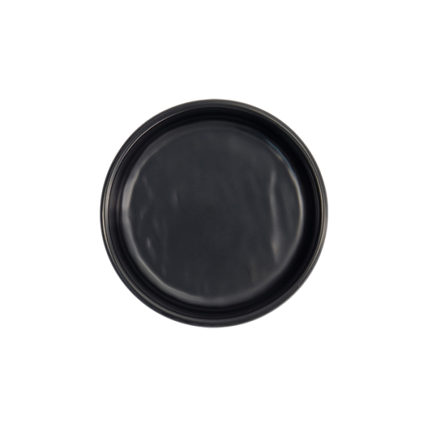 TDS, Runder Teller, Melamine Iwate Black, Ø 12,7x4cm, Art.-Nr. 33280