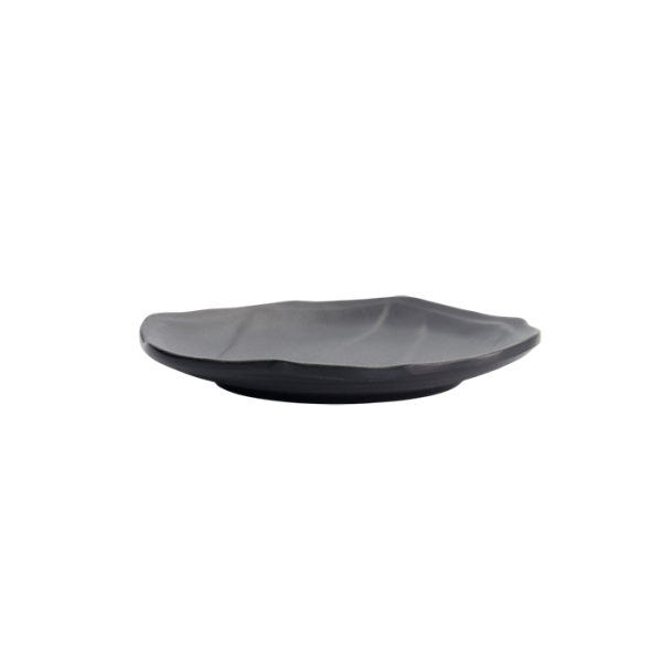 TDS, Runder Teller, Melamine Iwate Black, Ø 15,7x2,3cm, Art.-Nr. 33289