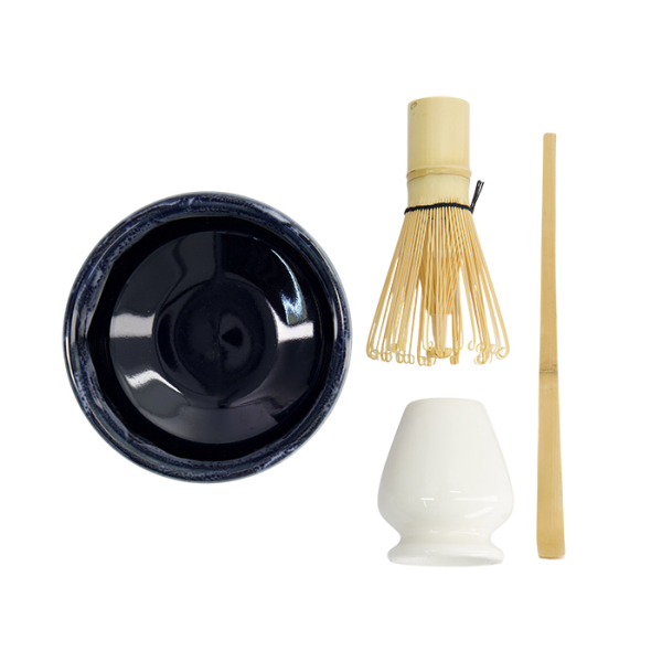 TDS, Matcha Geschenkset, Kanegin Green/Navy, 4-tlg., Ø 11x8cm, Art.-Nr. 33374