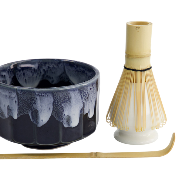 TDS, Matcha Geschenkset, Kanegin Green/Navy, 4-tlg., Ø 11x8cm, Art.-Nr. 33374