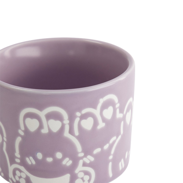 TDS, Tasse, Kawaii Rabbit, Lila, Ø 8 x 6 cm - Art Nr. 33393