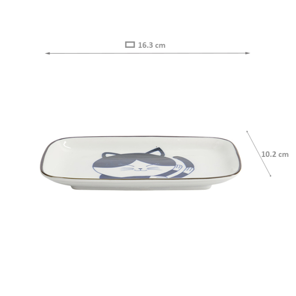 Blue Sakura Rectangular Plate at Tokyo Design Studio (picture 6 of 6)