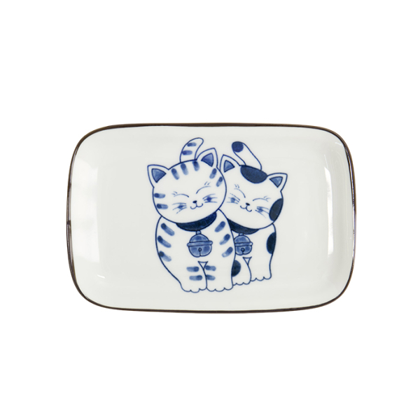 Blue Sakura Rectangular Plate at Tokyo Design Studio (picture 3 of 6)