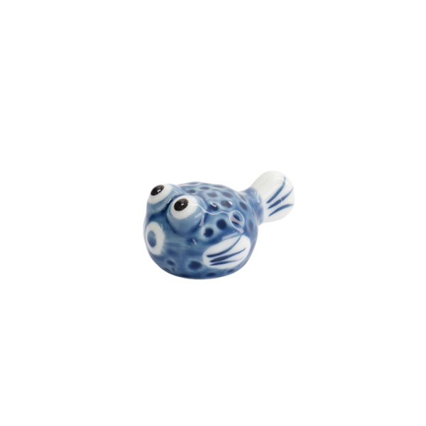 TDS, Chopsticks Rest, Blowfish Blue, Item No. 33563