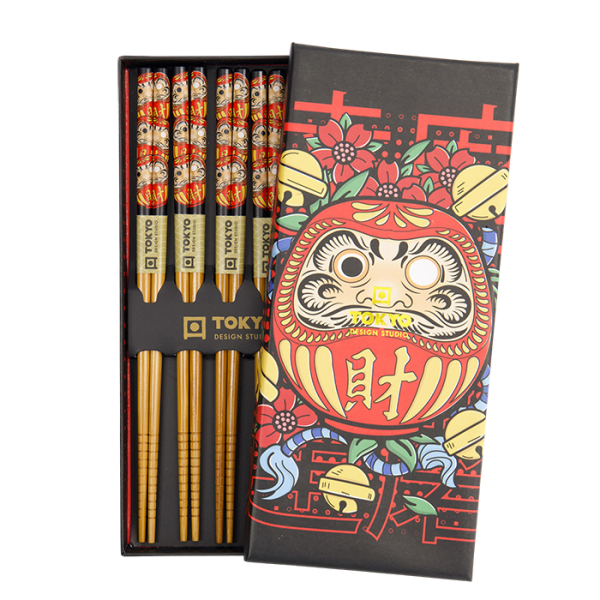 Black Stripe DJ 5 Paar Essstäbchen bei Tokyo Design Studio