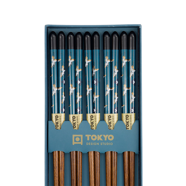 TDS, 5 Paar Essstäbchen-Geschenkset, Crane, Art.-Nr. 33702