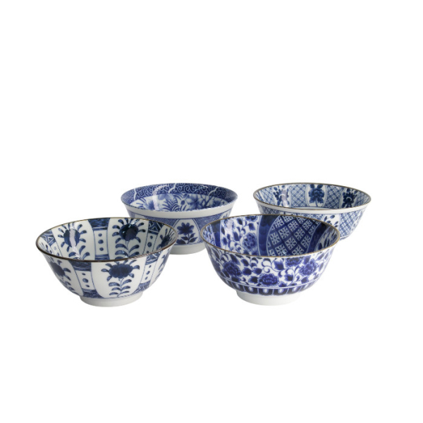 TDS, Tayo Bowl Giftset, 4-piece set, Mixed Bowls, Ø 15x7cm 500ml, Item No. 33748