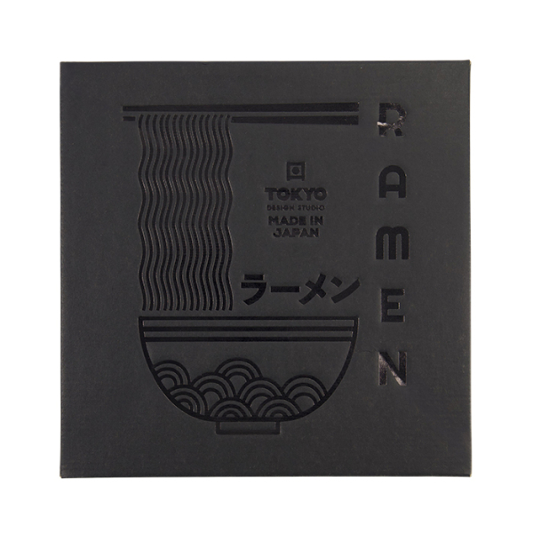 TDS, Ramen Schale Geschenkset, 6-tlg., Masamura Naruto, Braun, Ø 21,5x9cm 1300ml, Art.-Nr. 33901