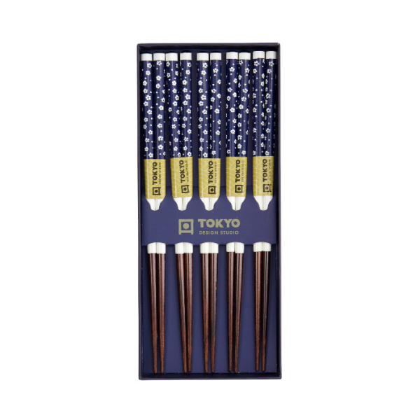 TDS, 5 Paar Essstäbchen, Kitchenware, 22,5 cm, Art.-Nr. 4618