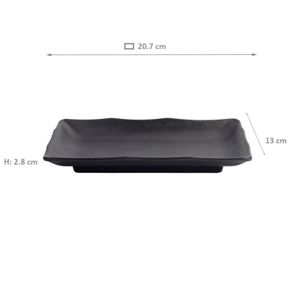 TDS, Teller, Melamine, 20.7x13x2.8cm, Art.-Nr. 8023