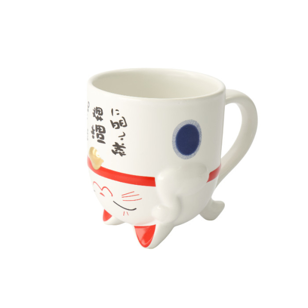 Blue Kawaii Lucky Cat Mug at Tokyo Design Studio (picture 2 of 4)