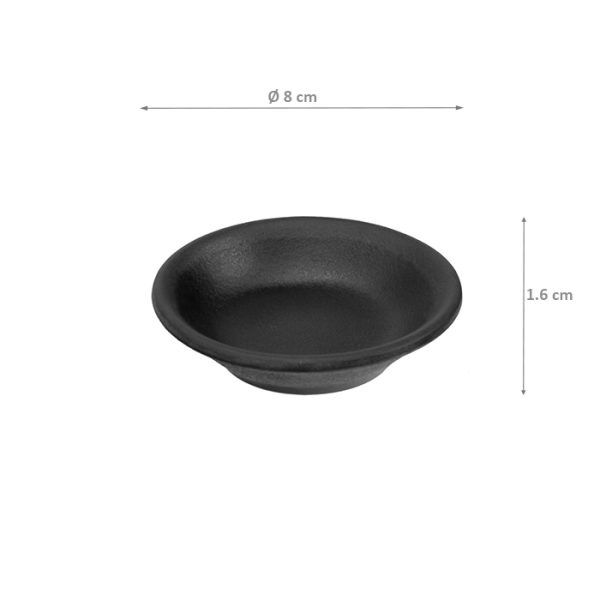TDS, Sauce Bowl, Melamine, Ø 8x1.6cm, Item No. 8550