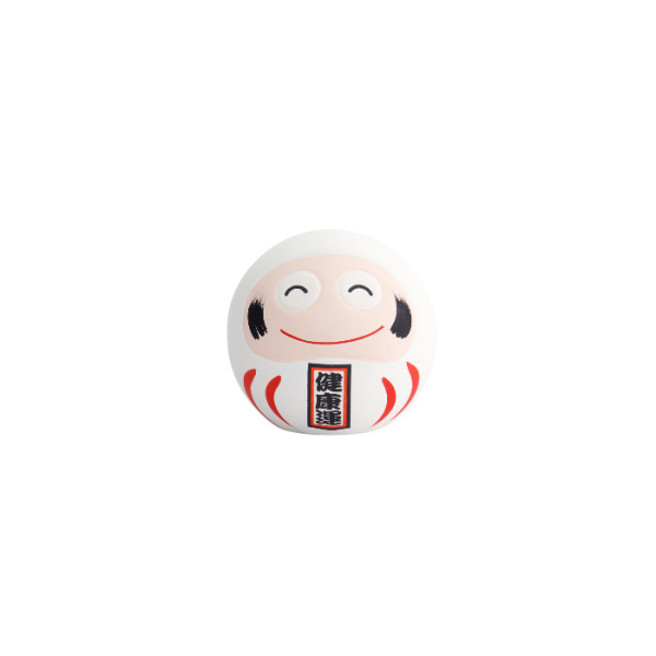 TDS, Lucky Charm Daruma, Decoration, White, Ø 6x6x6cm - Item No.16913