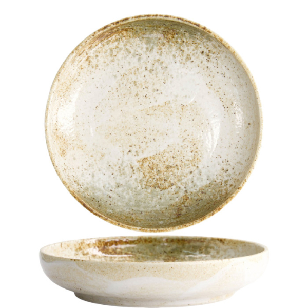 Yukishino White/brown Pasta Plate at Tokyo Design Studio (picture 1 of 5)