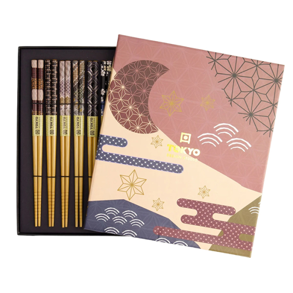 Flowers Chopstick Set 10 pair at Tokyo Design Studio (picture 1 of 4)