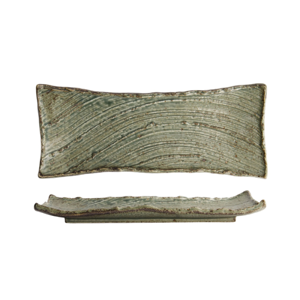 31x12.5x3cm Großer Teller Wabi Uguisu bei Tokyo Design Studio (Bild 1 von 6)