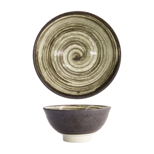 Bk/Wh Asashio Bowl-Rim at Tokyo Design Studio (picture 1 of 6)