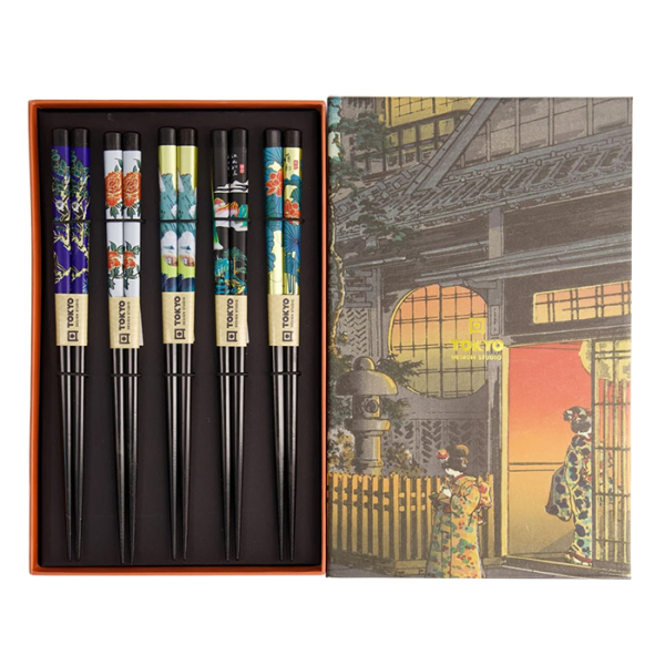 5 pair Chopstick Set at Tokyo Design Studio (picture 2 of 4)