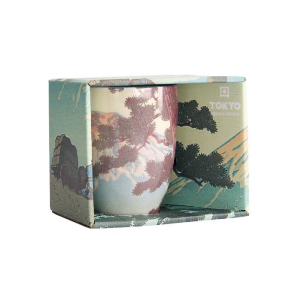 Ø 8,5x10,2cm 380ml Kawaii Fuji Tasse in Geschenkbox bei Tokyo Design Studio (Bild 5 von 6)