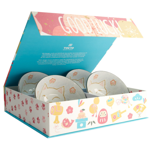 Kawaii Toya Bowls 4 Bowls Set at Tokyo Design Studio (picture 2 of 4)