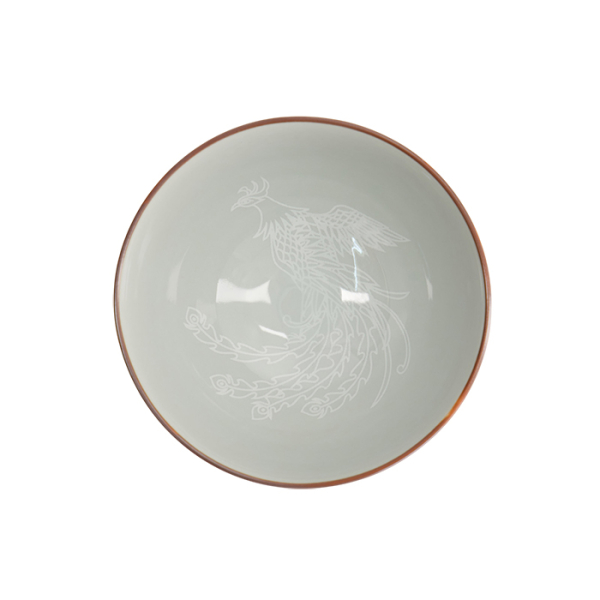 TDS, Reis Schale, Kawaii, Luster Phoenix, Rot, Ø 11,5x6 cm, 300ml -Art Nr: 22255