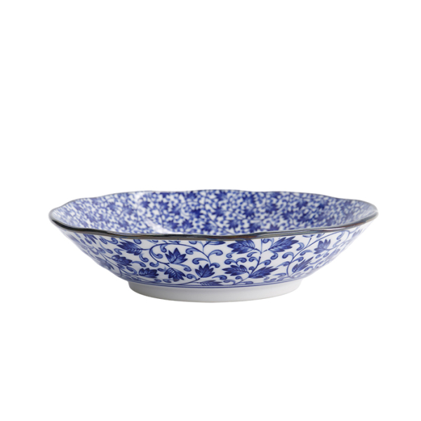 Hana Blue Pasta Plate at Tokyo Design Studio (picture 3 of 6)