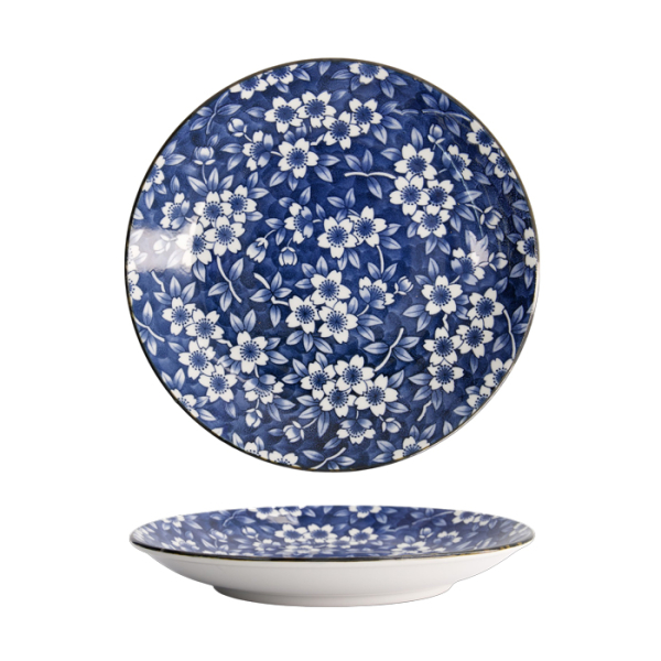 Tokyo Blue Sakura Runder Teller bei Tokyo Design Studio (Bild 1 von 5)