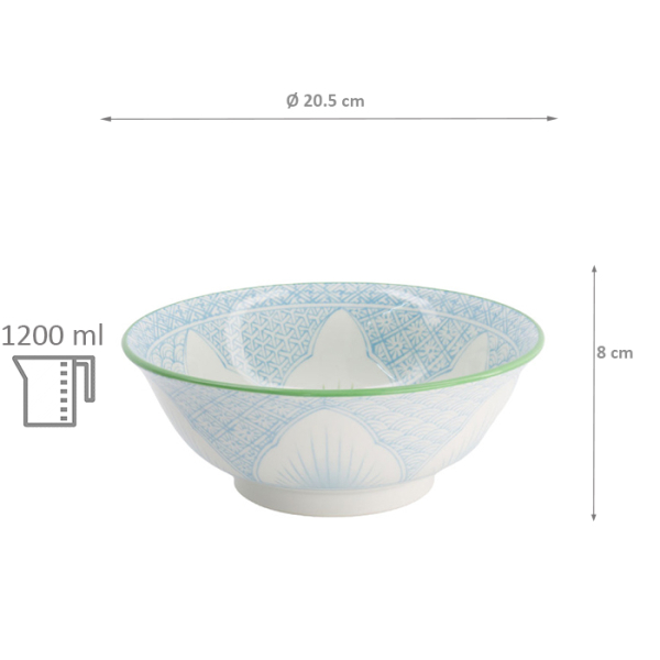 Lily Flower Giftset Pr/lbl 2 pcs Ramen Bowls at Tokyo Design Studio (picture 7 of 7)