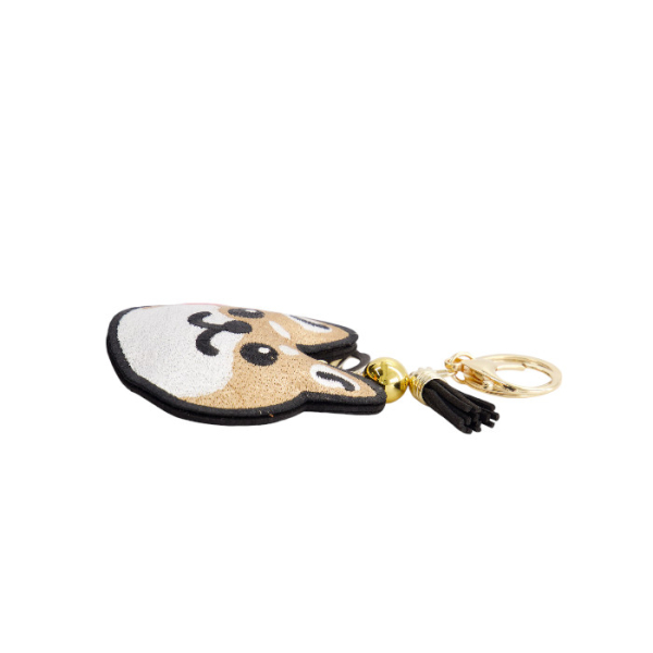 Shiba-Dog Face Patch Keychain at Tokyo Design Studio (picture 2 of 3)