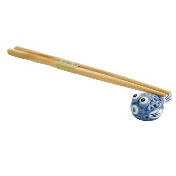 TDS, Chopsticks Rest, Blowfish Blue, Item No. 33563