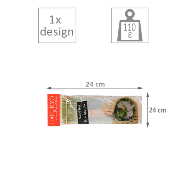 Sushi Mat with rice spatula Shimoji at Tokyo Design Studio (picture 2 of 2)