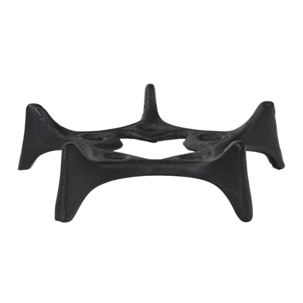 TDS, Gusseisen-Untersetzer Stern, 12,5cm, Schwraz, Art Nr- U125s