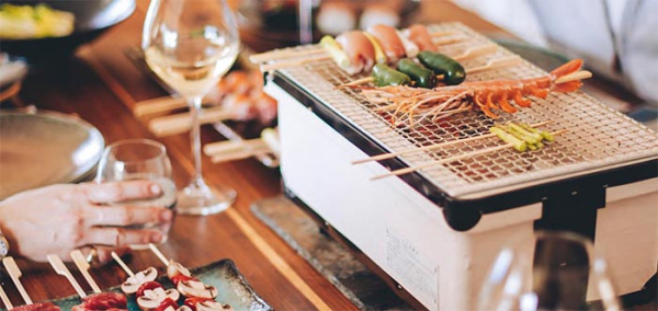 Konro Grill Diatomite incl. accessories at Tokyo Design Studio (picture 6 of 8)